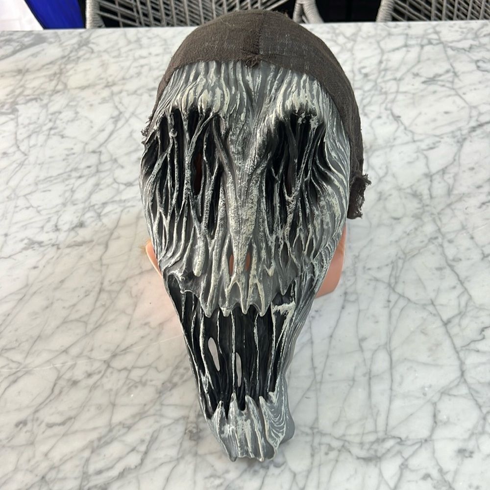 Spirit Halloween Melty Ghost Face Mask OSFA